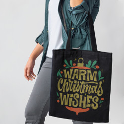 Warm Christmas wishes Tote Bag (Υφασμάτινη Τσάντα Αγοράς) Warm Christmas wishes Tote Bag (Υφασμάτινη Τσάντα Αγοράς)